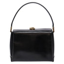 GUCCI Hand Bag Leather Black Gold 000 1448 1269 Auth ep9909-2