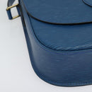 LOUIS VUITTON Epi Saint Cloud GM Shoulder Bag Toledo Blue M52195 LV Auth ep9912-15