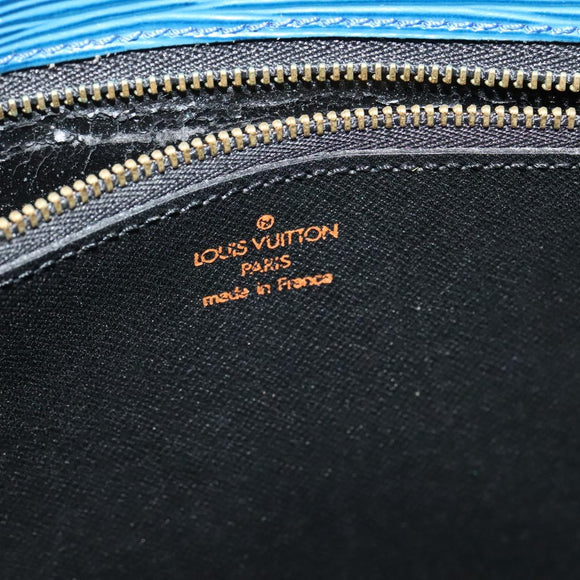 LOUIS VUITTON Epi Saint Cloud GM Shoulder Bag Toledo Blue M52195 LV Auth ep9912