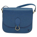 LOUIS VUITTON Epi Saint Cloud GM Shoulder Bag Toledo Blue M52195 LV Auth ep9912-13