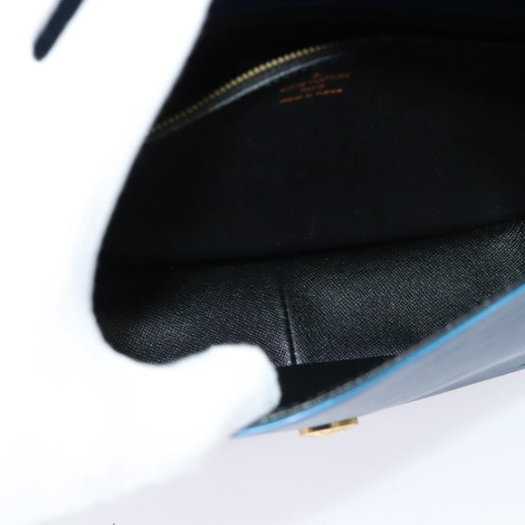 LOUIS VUITTON Epi Saint Cloud GM Shoulder Bag Toledo Blue M52195 LV Auth ep9912