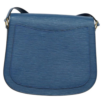 LOUIS VUITTON Epi Saint Cloud GM Shoulder Bag Toledo Blue M52195 LV Auth ep9912 - 0