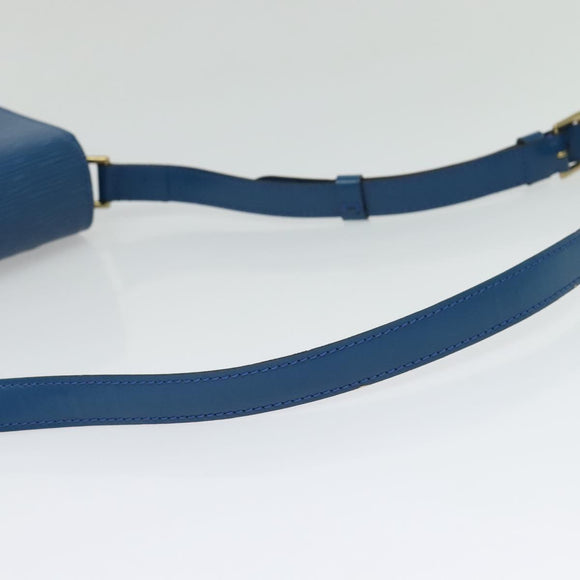 LOUIS VUITTON Epi Saint Cloud GM Shoulder Bag Toledo Blue M52195 LV Auth ep9912