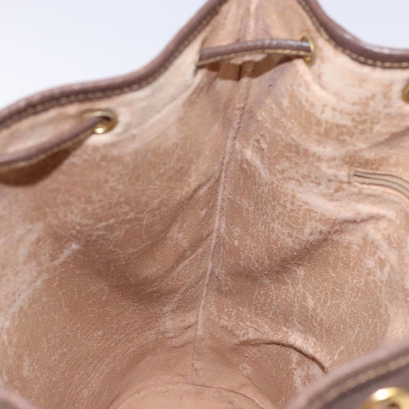 GUCCI GG Supreme Web Sherry Line Bag PVC Beige Gold 001 58 0933 Auth ep9913