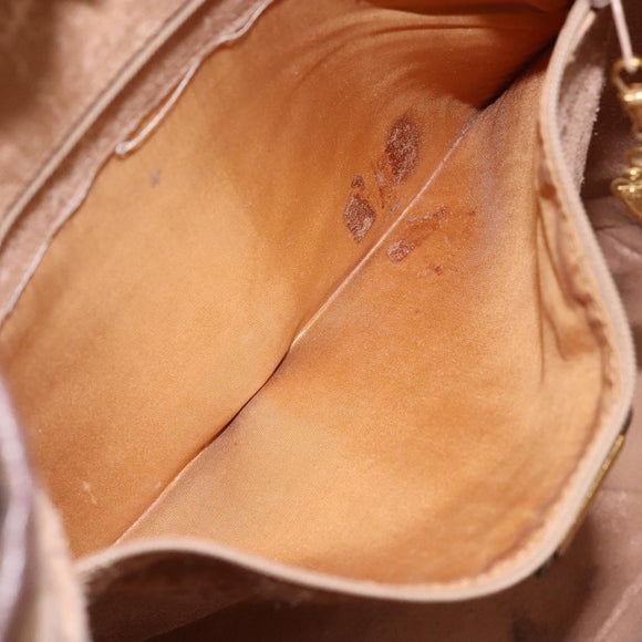 GUCCI GG Supreme Web Sherry Line Bag PVC Beige Gold 001 58 0933 Auth ep9913