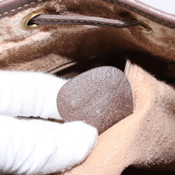 GUCCI GG Supreme Web Sherry Line Bag PVC Beige Gold 001 58 0933 Auth ep9913