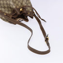 GUCCI GG Supreme Web Sherry Line Bag PVC Beige Gold 001 58 0933 Auth ep9913-7