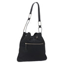 GUCCI Shoulder Bag Canvas Black Silver 001 4021 Auth ep9915-1