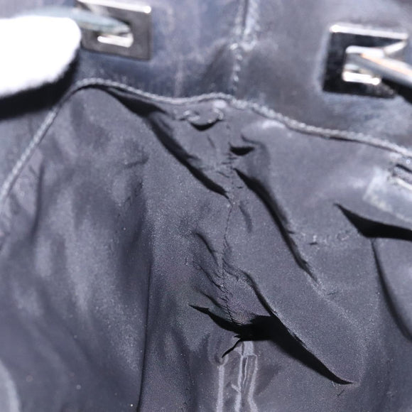 GUCCI Shoulder Bag Canvas Black Silver 001 4021 Auth ep9915