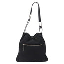 GUCCI Shoulder Bag Canvas Black Silver 001 4021 Auth ep9915-2