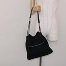 GUCCI Shoulder Bag Canvas Black Silver 001 4021 Auth ep9915-22