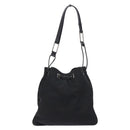 GUCCI Shoulder Bag Canvas Black Silver 001 4021 Auth ep9915-2