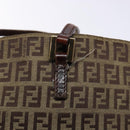 FENDI Zucchino Canvas Hand Bag Beige Brown Auth ep9916-9