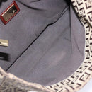 FENDI Zucchino Canvas Hand Bag Beige Brown Auth ep9916-11