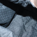 GUCCI Bamboo Hand Bag Nylon 2way Brown Silver 001 2113 1577 Auth ep9917-10