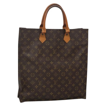 LOUIS VUITTON Monogram Sac Plat Hand Bag M51140 LV Auth ep9919