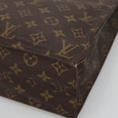 LOUIS VUITTON Monogram Sac Plat Hand Bag M51140 LV Auth ep9919-9