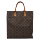 LOUIS VUITTON Monogram Sac Plat Hand Bag M51140 LV Auth ep9919-2