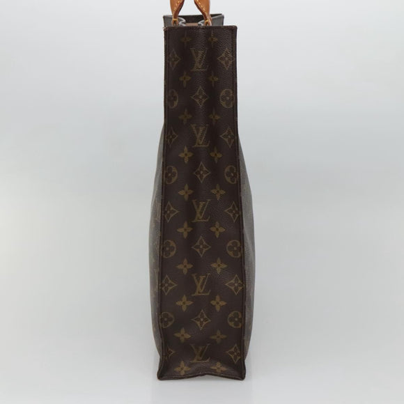 LOUIS VUITTON Monogram Sac Plat Hand Bag M51140 LV Auth ep9919