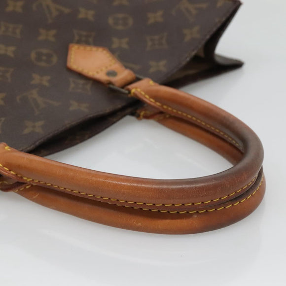 LOUIS VUITTON Monogram Sac Plat Hand Bag M51140 LV Auth ep9919