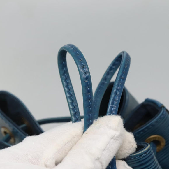 LOUIS VUITTON Epi Noe Shoulder Bag Toledo Blue M44005 LV Auth ep9920