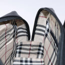 BURBERRY Hand Bag Leather Black Gold Auth ep9924-20