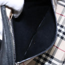 BURBERRY Hand Bag Leather Black Gold Auth ep9924-21