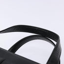 BURBERRY Hand Bag Leather Black Gold Auth ep9924-8