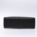 BURBERRY Hand Bag Leather Black Gold Auth ep9924-5