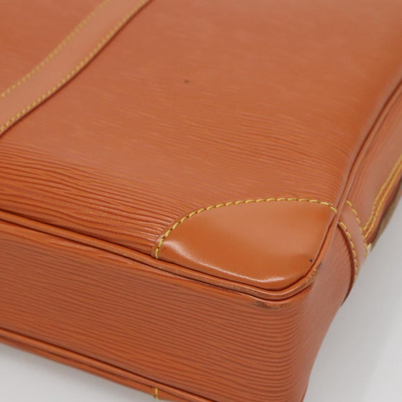 LOUIS VUITTON Epi Porte Documents Voyage Bag Zipangu Gold M54478 LV Auth ep9926