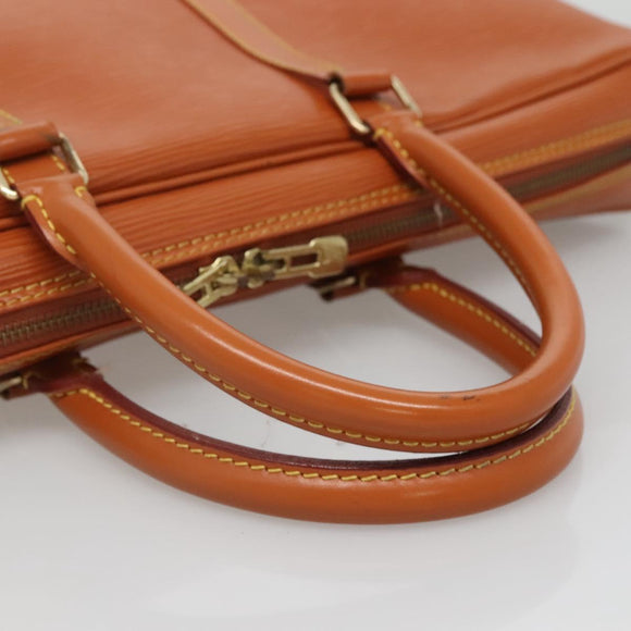 LOUIS VUITTON Epi Porte Documents Voyage Bag Zipangu Gold M54478 LV Auth ep9926