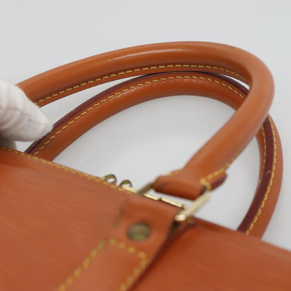 LOUIS VUITTON Epi Porte Documents Voyage Bag Zipangu Gold M54478 LV Auth ep9926