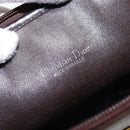 Christian Dior Trotter Canvas Shoulder Bag Brown Gold Auth ep9928-11