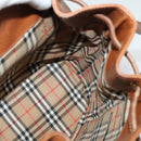 Burberrys Shoulder Bag Leather Brown Gold Auth ep9929-17