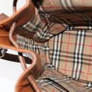 Burberrys Shoulder Bag Leather Brown Gold Auth ep9929-18