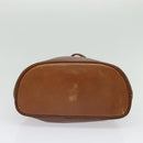 Burberrys Shoulder Bag Leather Brown Gold Auth ep9929-5