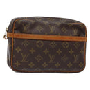 LOUIS VUITTON Monogram Compiegne 23 Clutch Bag M51847 LV Auth ep9937-1