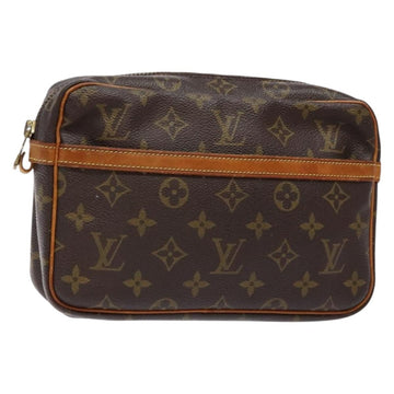 LOUIS VUITTON Monogram Compiegne 23 Clutch Bag M51847 LV Auth ep9937