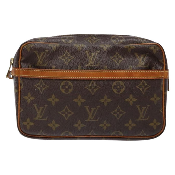 LOUIS VUITTON Monogram Compiegne 23 Clutch Bag M51847 LV Auth ep9937