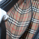 BURBERRY Hand Bag Leather Black Gold Auth ep9938-12