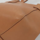 GUCCI Hand Bag Leather Beige Gold 94888 Auth ep9939-9