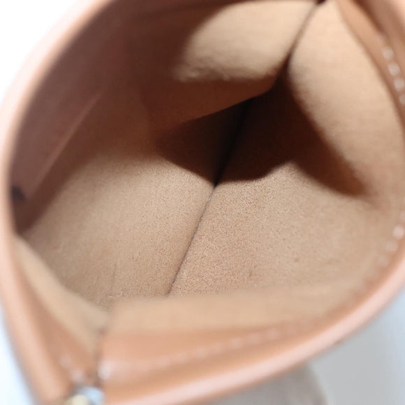 GUCCI Hand Bag Leather Beige Gold 94888 Auth ep9939