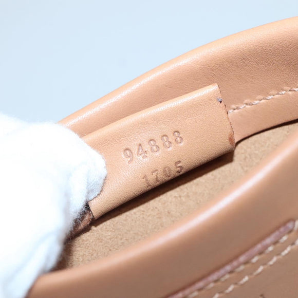 GUCCI Hand Bag Leather Beige Gold 94888 Auth ep9939