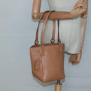 GUCCI Hand Bag Leather Beige Gold 94888 Auth ep9939-24