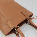 GUCCI Hand Bag Leather Beige Gold 94888 Auth ep9939-6