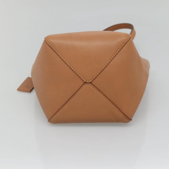 GUCCI Hand Bag Leather Beige Gold 94888 Auth ep9939