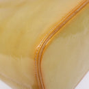 LOUIS VUITTON Monogram Vernis Houston Hand Bag Beige M91004 LV Auth ep9941-15