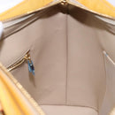 LOUIS VUITTON Monogram Vernis Houston Hand Bag Beige M91004 LV Auth ep9941-21