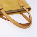 LOUIS VUITTON Monogram Vernis Houston Hand Bag Beige M91004 LV Auth ep9941-7