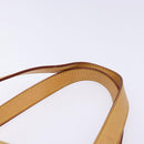 LOUIS VUITTON Monogram Vernis Houston Hand Bag Beige M91004 LV Auth ep9941-14